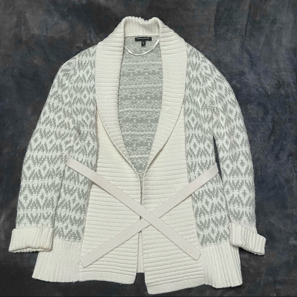 Banana Republic Knit Tie Sweater - Size XS